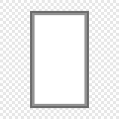Picture frame in flat style can be used for presentations. Vector illustration EPS10