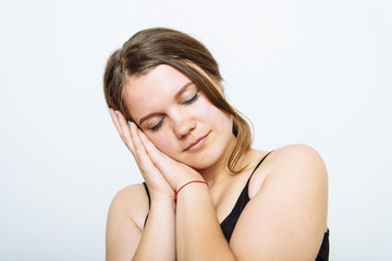 Fototapeta premium Sleep. Female