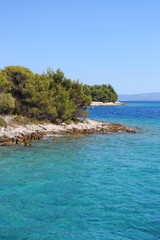 Naklejka na ściany i meble Landscapes of Croatia's islands and beaches