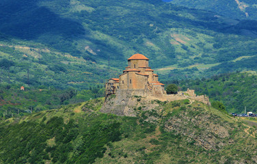 Fototapeta na wymiar Beautiful, ancient monastery of Jvari. Mtskheta. Georgia.