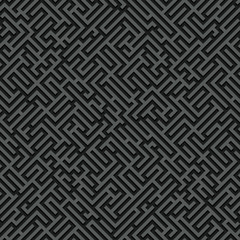 Abstract geometric seamless pattern. Maze. Labyrinth.