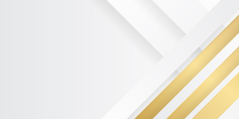 Modern luxury gold white abstract wave line straight 3d layered curved background for presentation design 