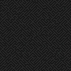 Abstract geometric seamless pattern. Maze. Labyrinth.