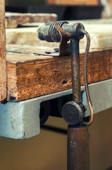 Gasoline burner on a stand