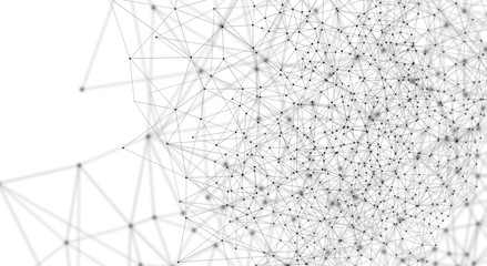 Computer generated graphics. Tech background.