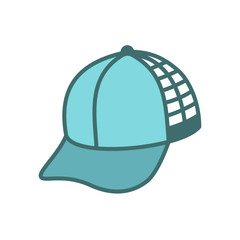 cap icon in trendy flat design