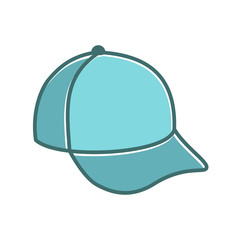 cap icon in trendy flat design