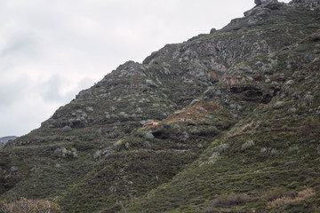 mountain landscape in the mountains, in the canary islands