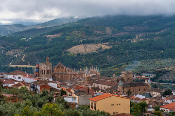 Naklejka na ściany i meble Royal Monastery of Santa Maria de Guadalupe. Caceres, Spain.
