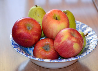 Bowl of Apples and Pears