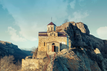 Senty Church in the Caucasus mountains