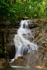 Beautiful of Kathu Waterfall at Phuket province Thailand.