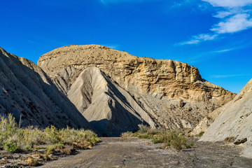 Tabernas desert, Desierto de Tabernas near Almeria, andalusia region, Spain