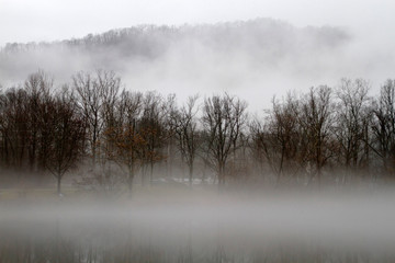 Misty Mountain Landscape