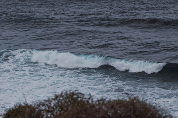 waves on the beach, in the Canary Islands