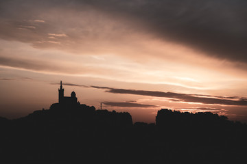 Vue sur Notre Dame de la Garde, MArseille