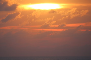 Sunset on the Sea