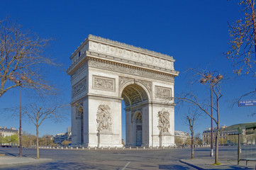 Fototapeta na wymiar Arc of Triumph Paris