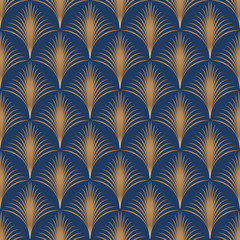 Abstract geometric pattern with art deco thin lines.