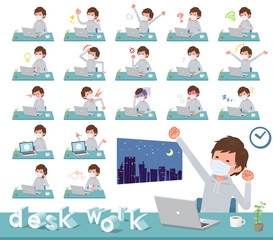 flat type mask grey foodie men_desk work