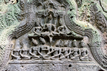 Unesco World Heritage site of Ankor Thom, Siem Reap, Cambodia