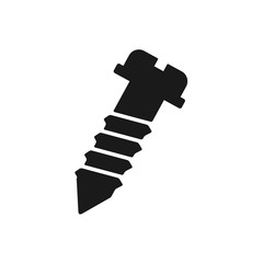 screw icon in trendy flat design