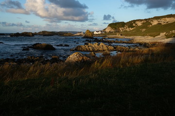 A cottage on the North Antrim coast