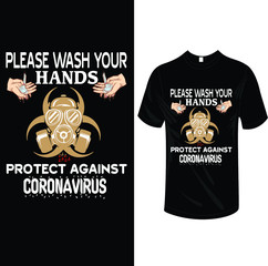 Coronavirus T-shirt design