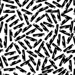 Seamless Pattern with hand drawn scribble smears