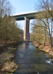 Siebenlehner Autobahnbrücke im Muldental