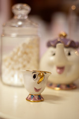 Heroes of the cartoon "Beauty and the Beast"