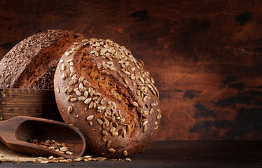 Various homemade bread