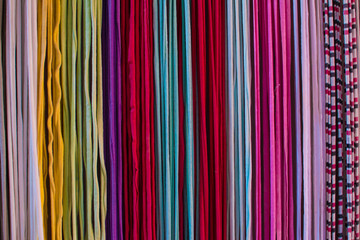 background de telas de varios colores y texturas