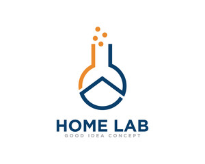 Lab Logo Icon Design Vector