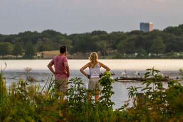 White Rock Lake. Dallas, Texas.