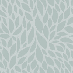 seamless abstract grey leafs background