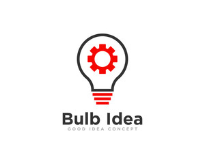 Light Bulb Logo Icon Design Vector