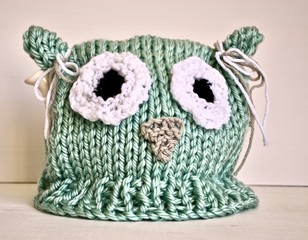 teapot with knitted cosy 