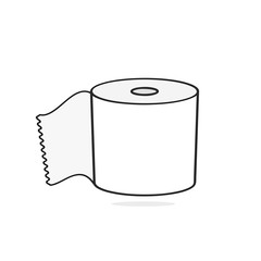 Toilet paper Vector Illustration Suitable For Greeting Card, Poster Or T-shirt Printing.