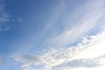 Fototapeta premium Blue Sky with white clouds