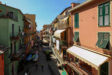 Fototapeta na wymiar Manarola - one of the cities of Cinque Terre in Italy