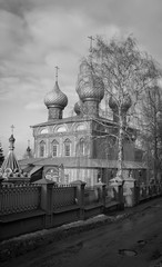 old Russian architecture, the Church in the city of Kostroma