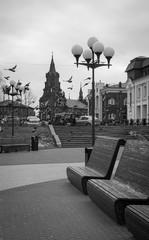 old Russian architecture, the Church in the city of Vladimir