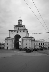 old Russian architecture, the Church in the city of Vladimir