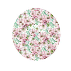 flowers blackberry plants garden pattern seamless print textile graphics line ink hand drawn congratulations postcard card background illustration spring nature summer frame