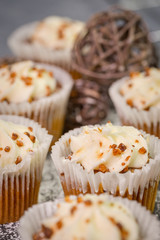 Homemade Carrot Cupcakes