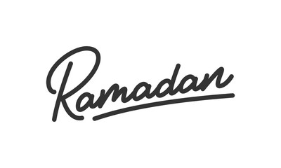 Obraz na płótnie Canvas Ramadan. Lettering calligraphy for Islamic holiday Ramadan