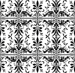 Vector background of decorative medieval ornament