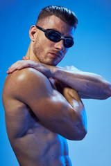 young man in sunglasses