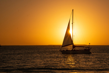 Fototapeta premium KEY WEST, Flórida: The most beautifu sunset in the world